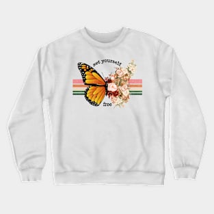 COLORFUL BUTTERFLY Crewneck Sweatshirt